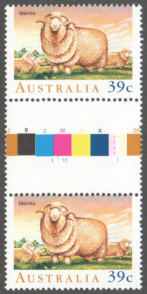 Australia Scott 1136 MNH Gutter Pair - Click Image to Close